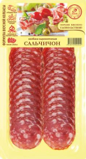 Сальчичон с/к в/у нарезка 80гр Иней