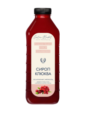 Концентрат морса Клюква сироп 1л 1/6шт GRATEN MARKET
