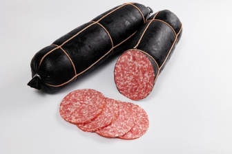 Сервелат чёрный текстиль в/к ГОСТ ~1,1кг Сергиев-Посад