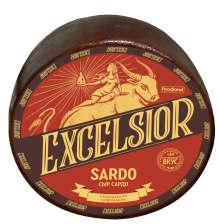 Сардо (Sardo) сыр твердый 45% круг ~3,9кг/~7,9кг ТМ Excelsior Радость Вкуса