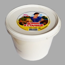 Сметанный продукт 20% ведро Домик в станице 5кг