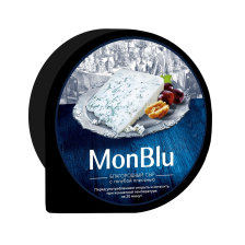 Сыр Mont Blu c благородной голубой плесенью круг 50% ~2кг