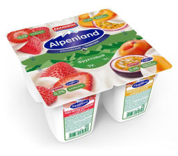 Альпенланд  Клубника/Персик/Маракуйя 0,3%95гр (4шт)