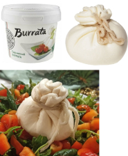 Буррата сыр мягкий Волжанка 150гр