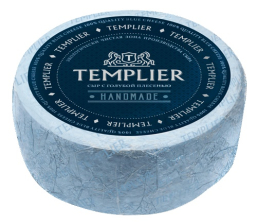 Сыр с голубой плесенью 55% круг ~2,5кг ТМ TEMPLIER Минский МЗ