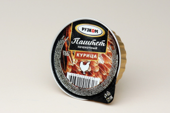 Паштет печеночный из куриной печени (Рузком) 100гр