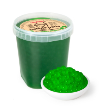 Соковые шарики Зеленое яблоко Bubble bals ведро 1,1кг 1/4шт TM Simpatea