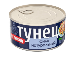 Тунец филе ж/б Пеликан 185гр