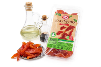 Карпаччо из мяса птицы с/к 150гр 1/18шт Максимум качества