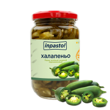 Перец Халапеньо резанный 350гр ж/б (170гр) 1/12шт Inpasto! Египет