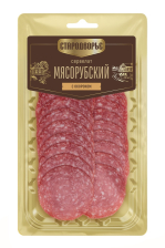 Сервелат Мясорубский в/к нарезка 80гр 1/10шт Стародворье