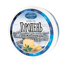ГороденЪ с пажитником сыр 45% цилиндр ~8кг/~16кг  Молочный Мир РБ