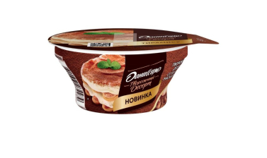 Даниссимо Десерт творожный двухсл. 110гр 1/6шт Тирамису 4,2%