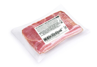 Бекон с/к в/у зам 500гр нарезка 1/10шт ВЕЛКОМ