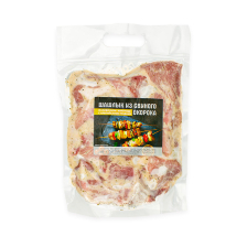 Шашлык из свин Окорок в Слив маринаде в/у Дельта~1/9 кг+