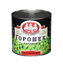 Горошек зеленый в/с ж/б 3100мл(1770г) 1/4 шт Скатерть-самобранка РФ