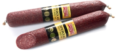 Колбаса Еврейская сырокопченая Романишин ~550гр