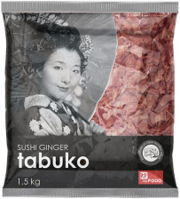 Имбирь мар.розовый 1,5кг (сух.вес 1 кг) 1/10шт Tabuko Китай