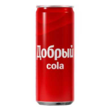Лимонад Кола упаковка Добрый 330мл