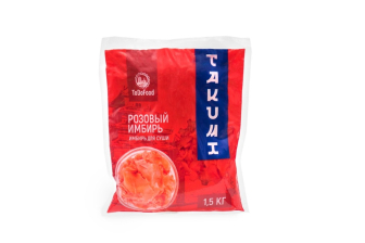 Имбирь розовый 1,5кг (сух.вес 1кг) 1/10шт ToDoFood)