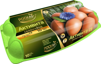 Яйцо С0 фас (10шт) 160шт/кор АКТИВИТА РОСКАР