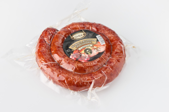 Колбаса Домашняя жареная с чесноком в/у  Луна ~800гр