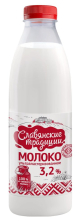 Молоко Бутылка 3,2% 0,9л (6шт) Славянские Традиции МГ