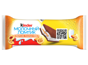 Киндер Молочный ломтик Персик-Маракуйя 23,5% 28гр (20шт)