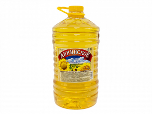 Масло подсолнечное раф. 5л 1/4шт Аннинское РФ