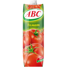 Сок Томатный с солью и сахаром т/пак АВС 1л