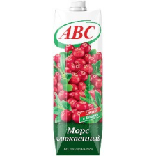 Морс клюквенный осветл. 1л