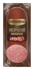 Сервелат Мясорубский с мелкорубленным окороком в/к срез 350гр 1/6штСтД