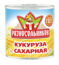 Кукуруза сах 340гр(250) ж/б Разносольников 1/12шт )