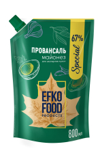 Майонез Special Провансаль дой-пак 67% 800мл 1/12шт EFKO FOOD