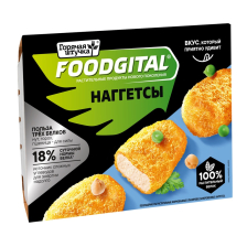 Наггетсы из РАСТИТЕЛЬНОГО белка 200гр 1/6шт Foodgital Стародворье)