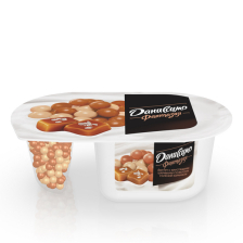 Даниссимо йогурт 105гр 1/12шт Фантазия Хрустящие шарики/Солен карам 6,9%