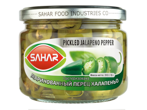 Перец халапеньо ж/б 310гр SAHAR Иран