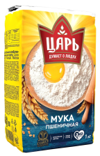 Мука Пшеничная в/с Царь 1кг