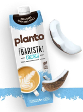 Растительный напиток Кокосовый с соей Бариста 1,3% 1л 1/12шт Planto